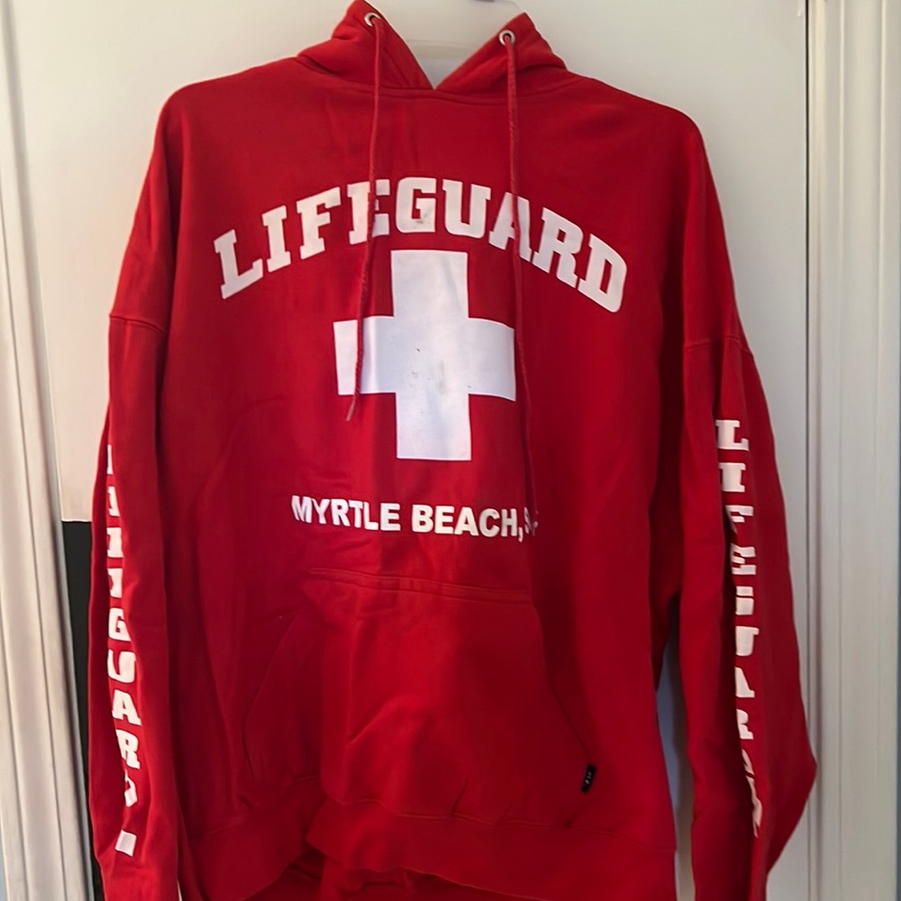 Lifeguard Myrtle Beach hooded sweatshirt